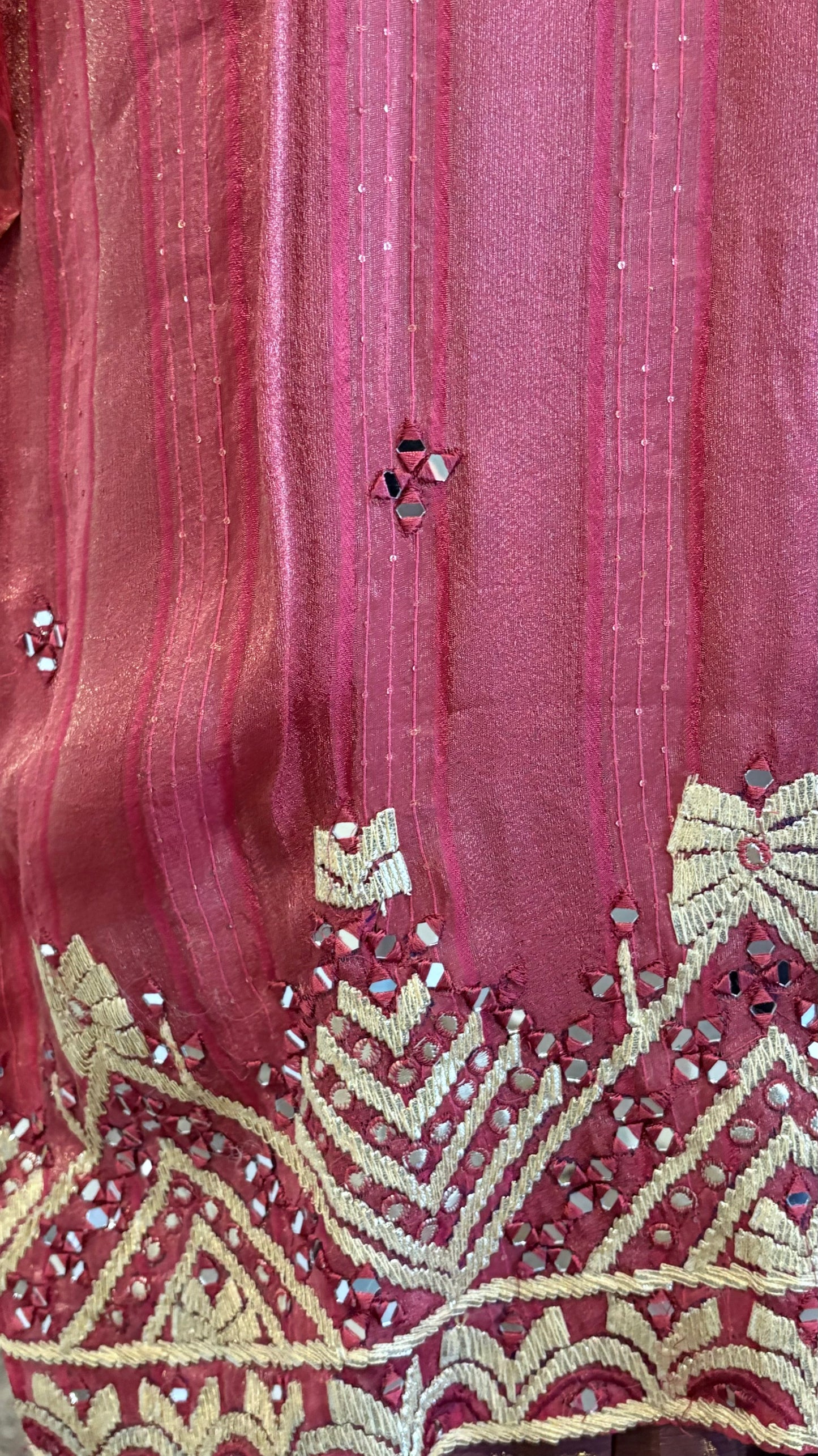 Contrast Shimmer Sharara - 3pc