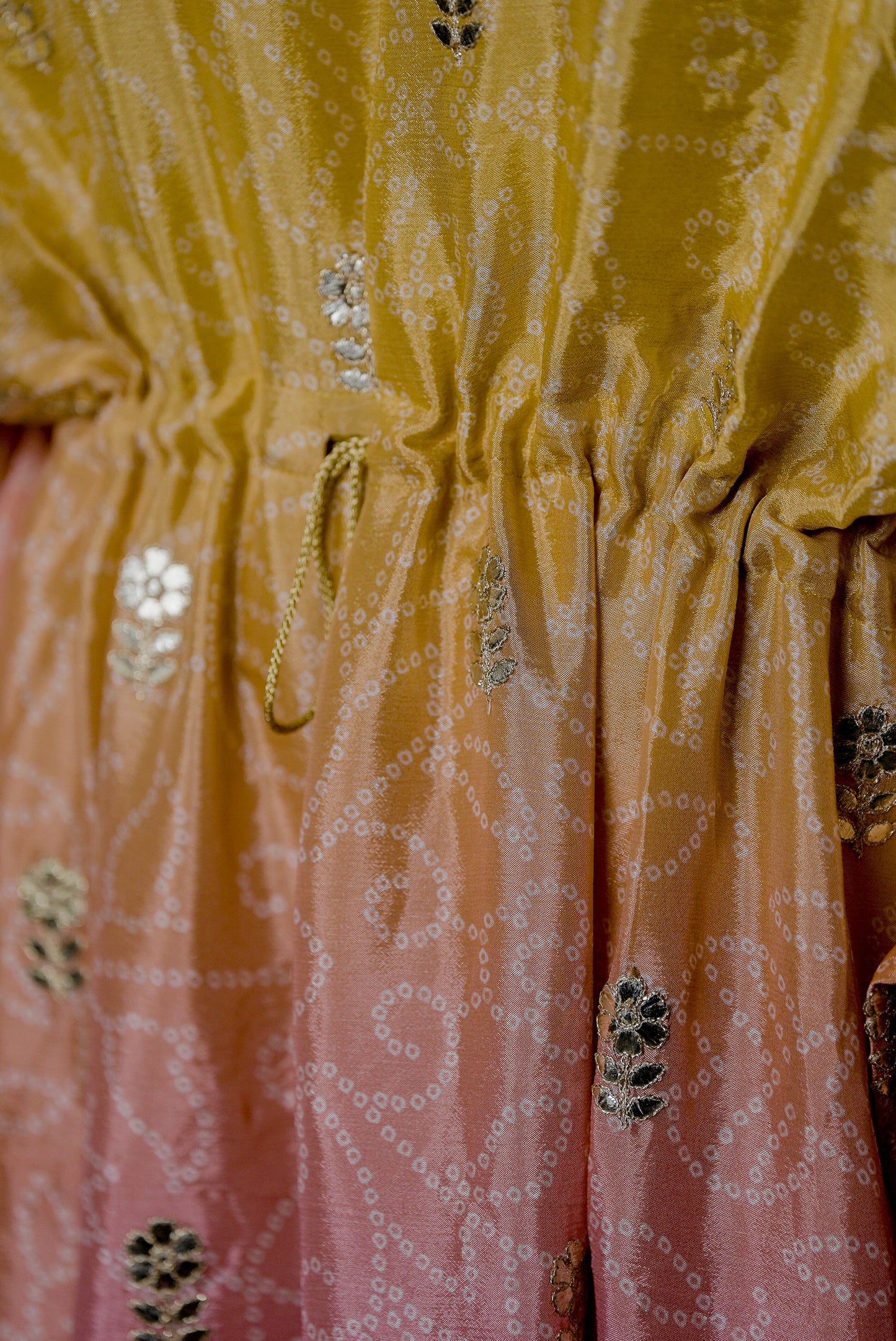 Bandhini Ombre Kaftan