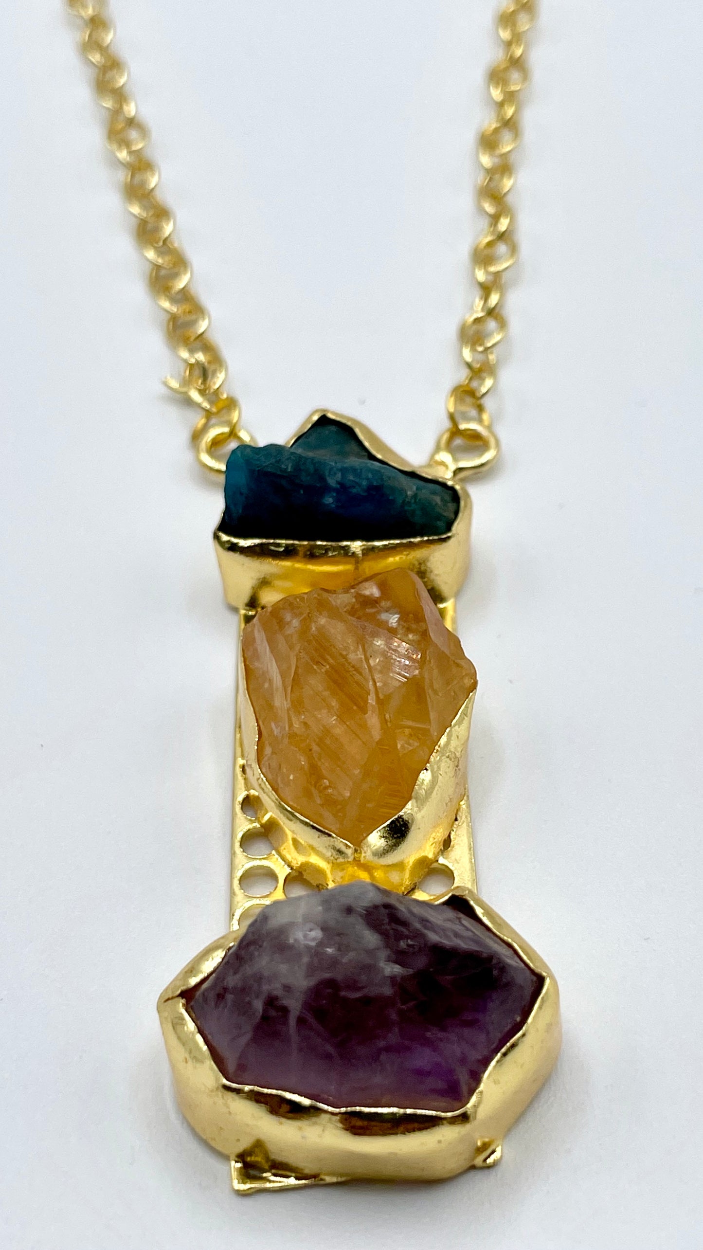 Mixed Stone Bohemian Style Necklace