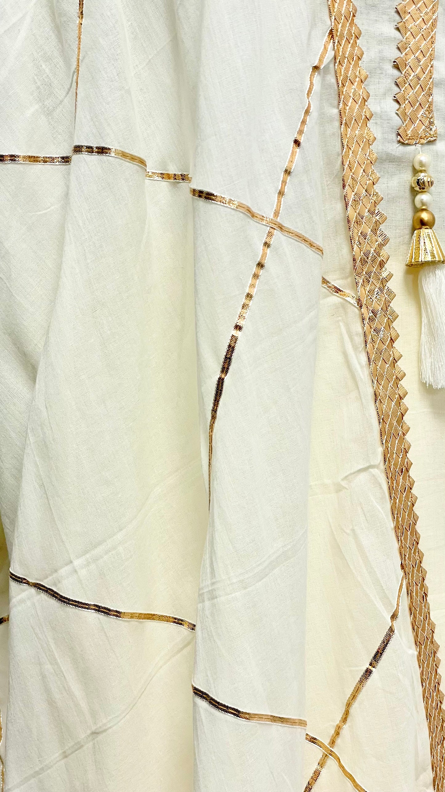 Ivory Gota Gharara - 3pc