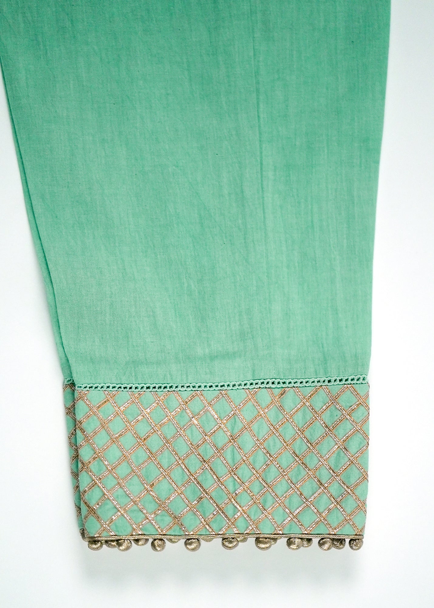 Teal Straight Leg Trouser