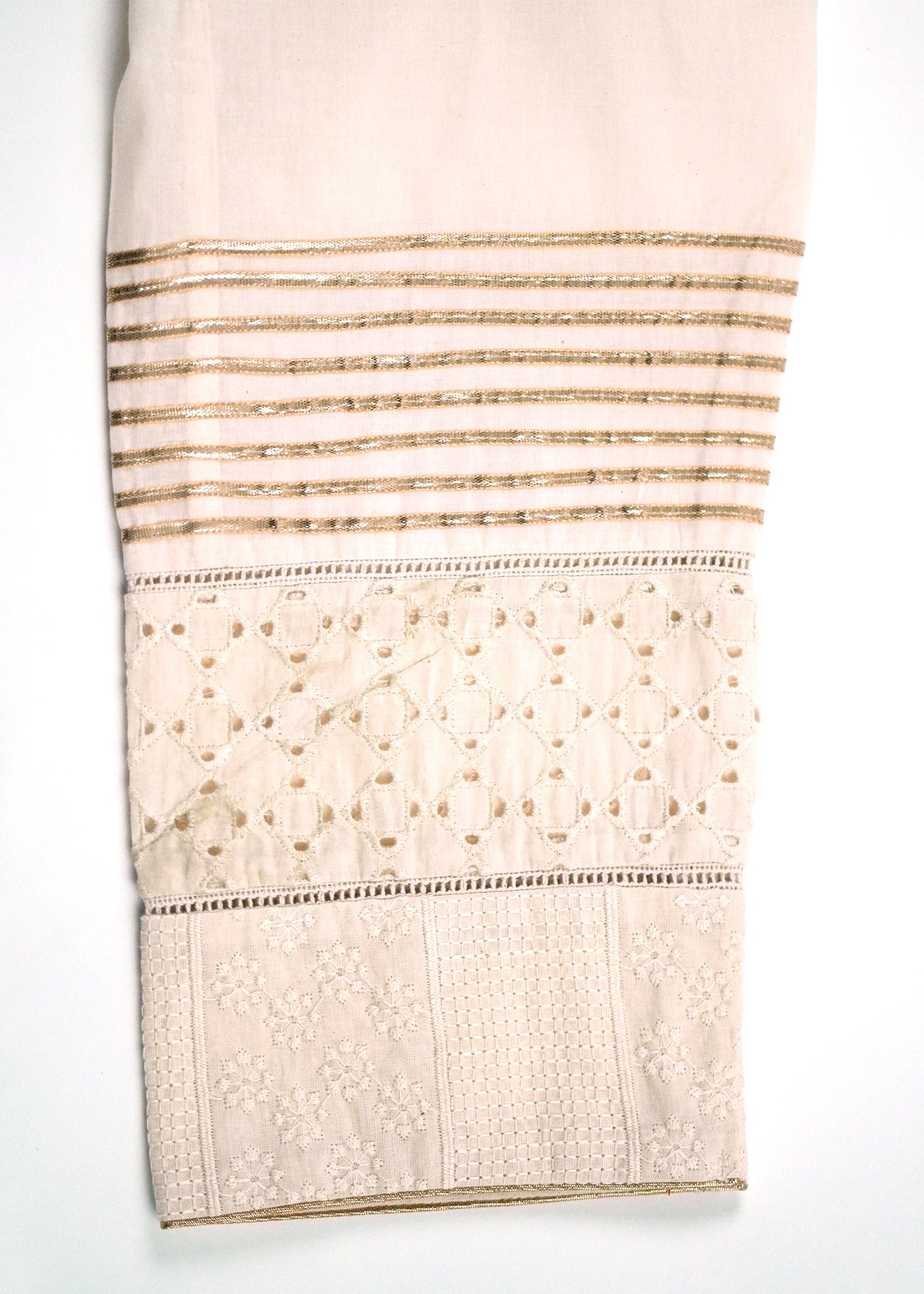 Ivory Gota Straight Leg Trouser
