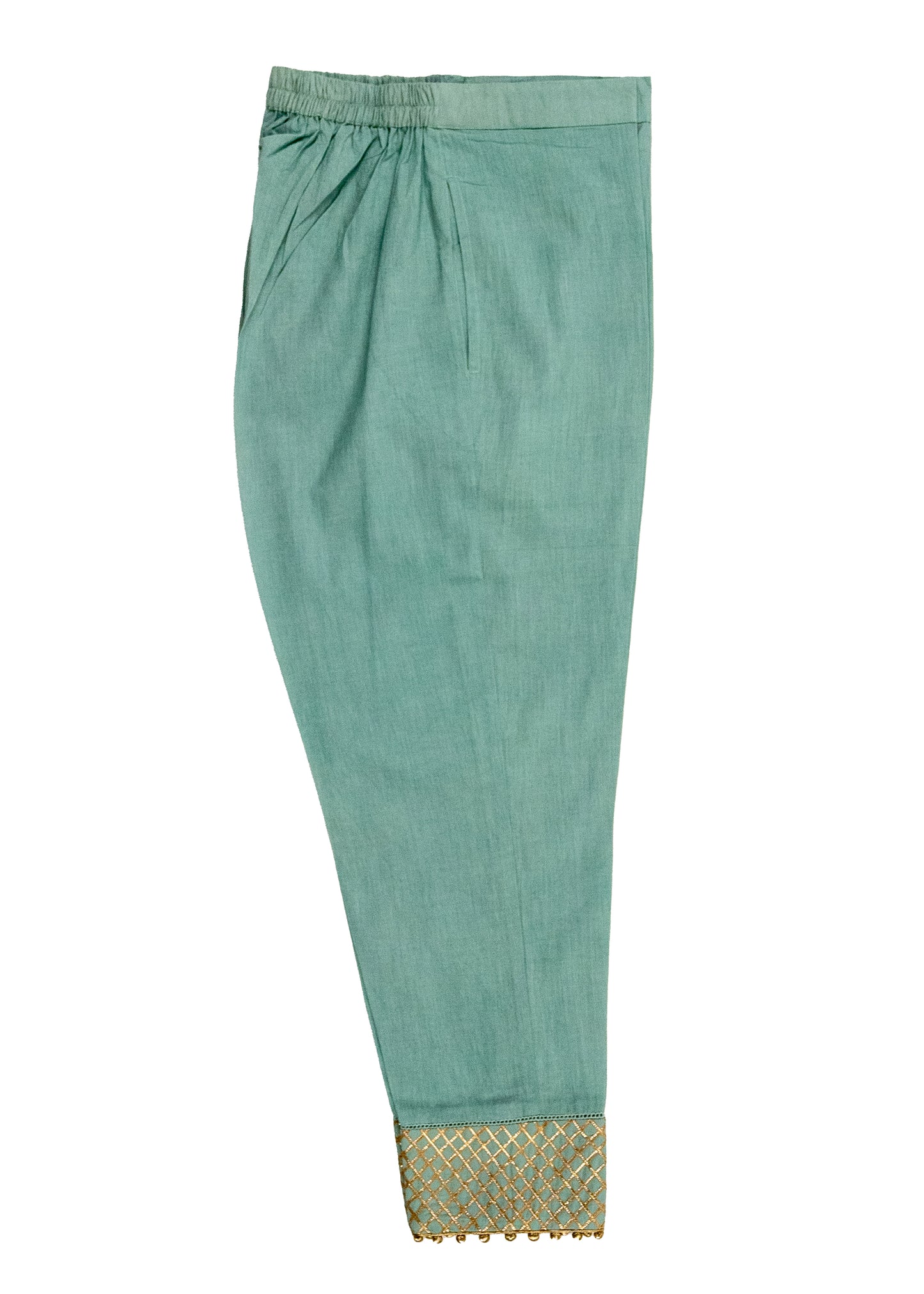 Teal Straight Leg Trouser