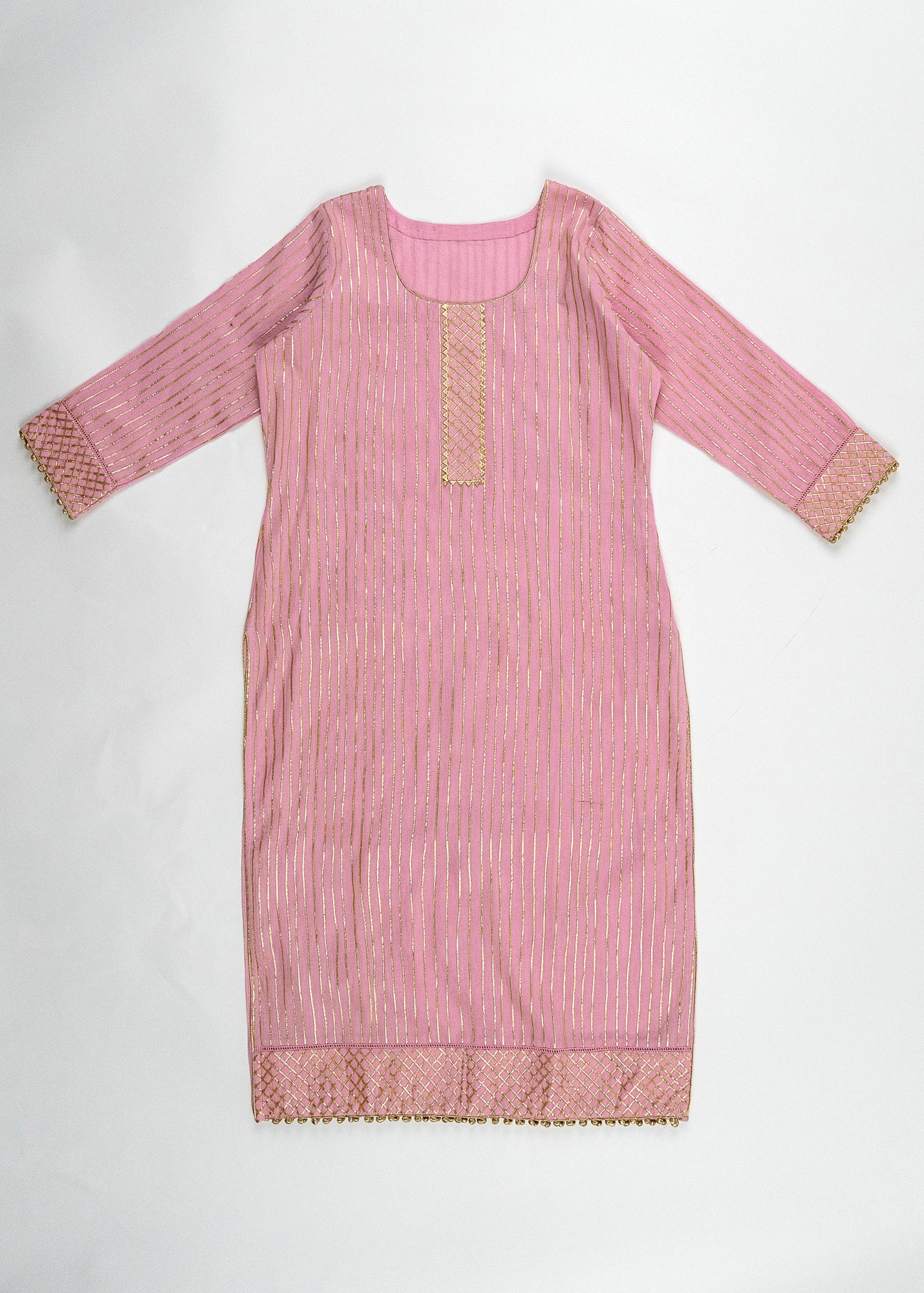 Rose Kurta - Round Neck