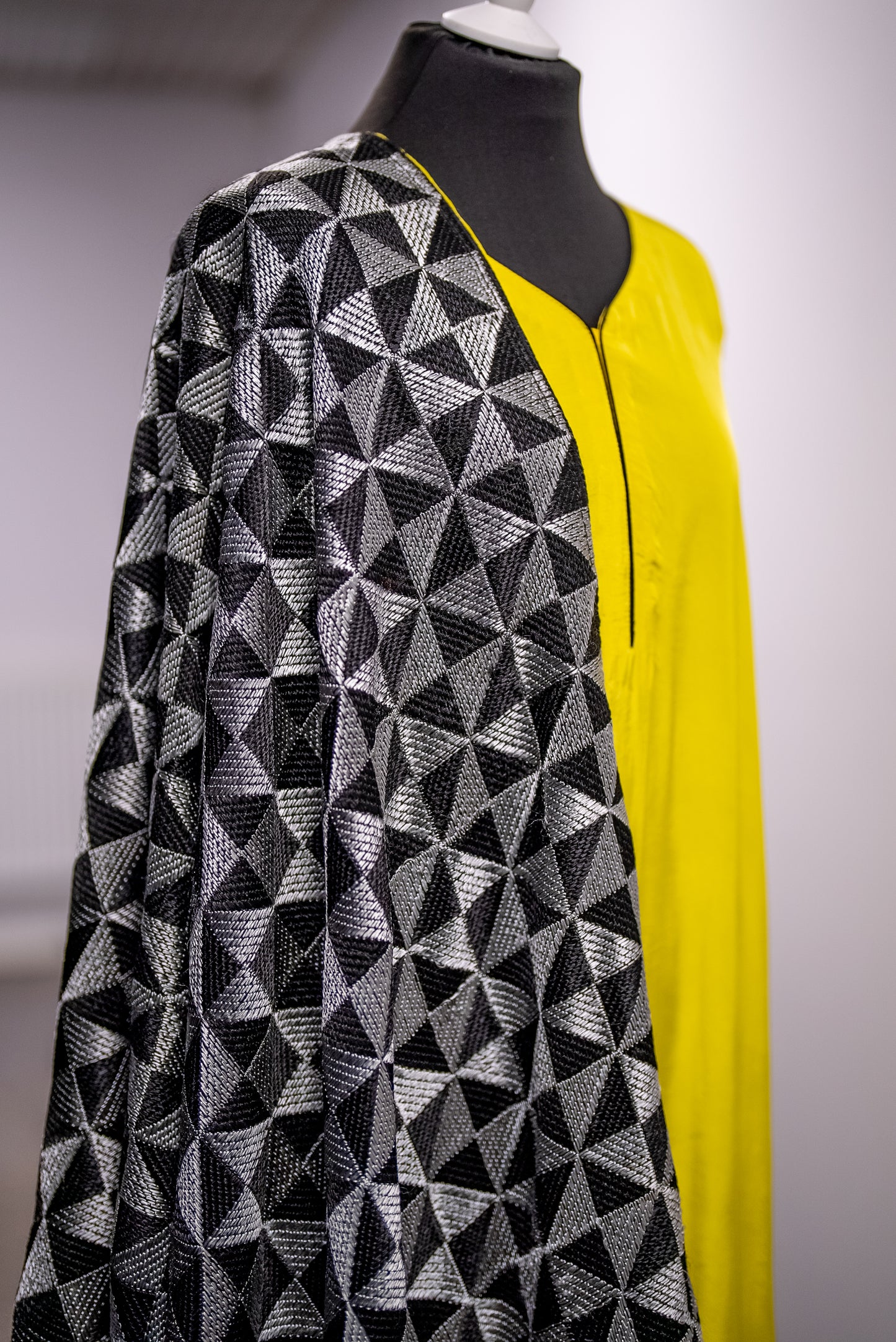 Monochrome Phulkari