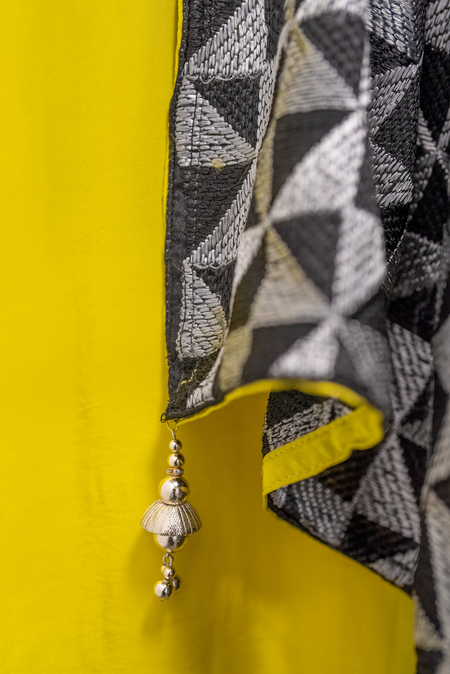 Monochrome Phulkari