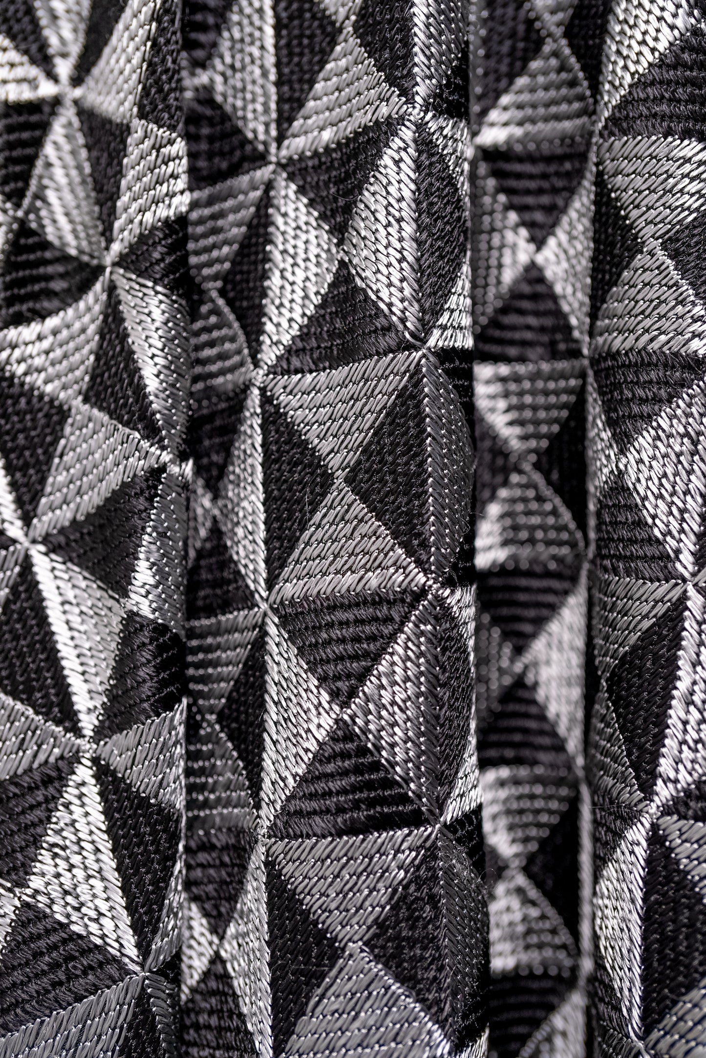 Monochrome Phulkari