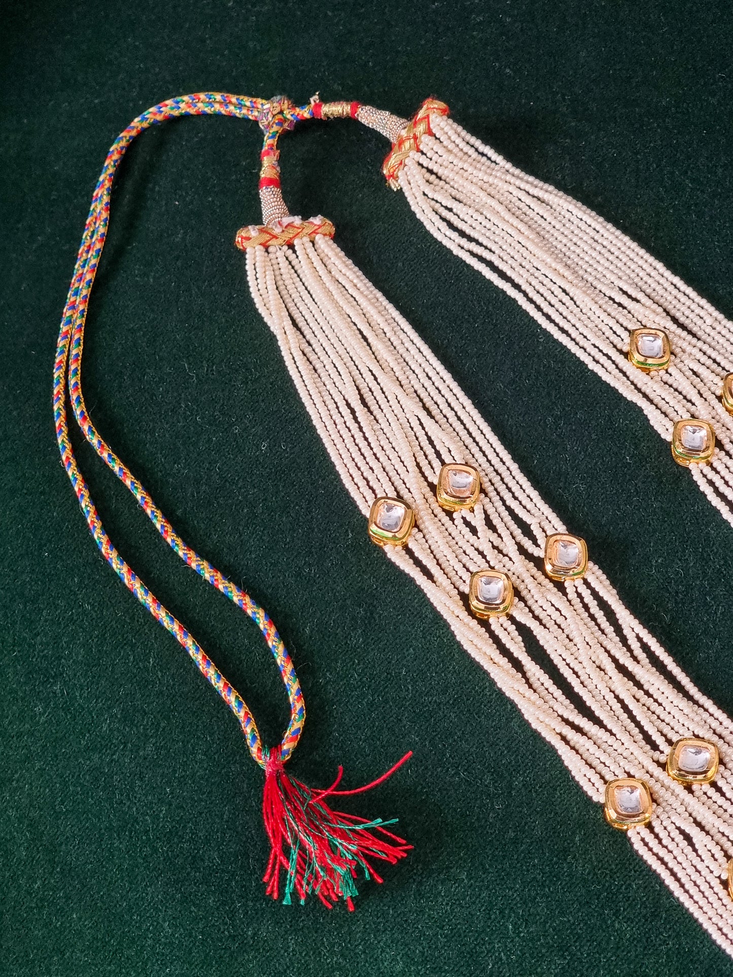 Pearl and Kundan Long Haar