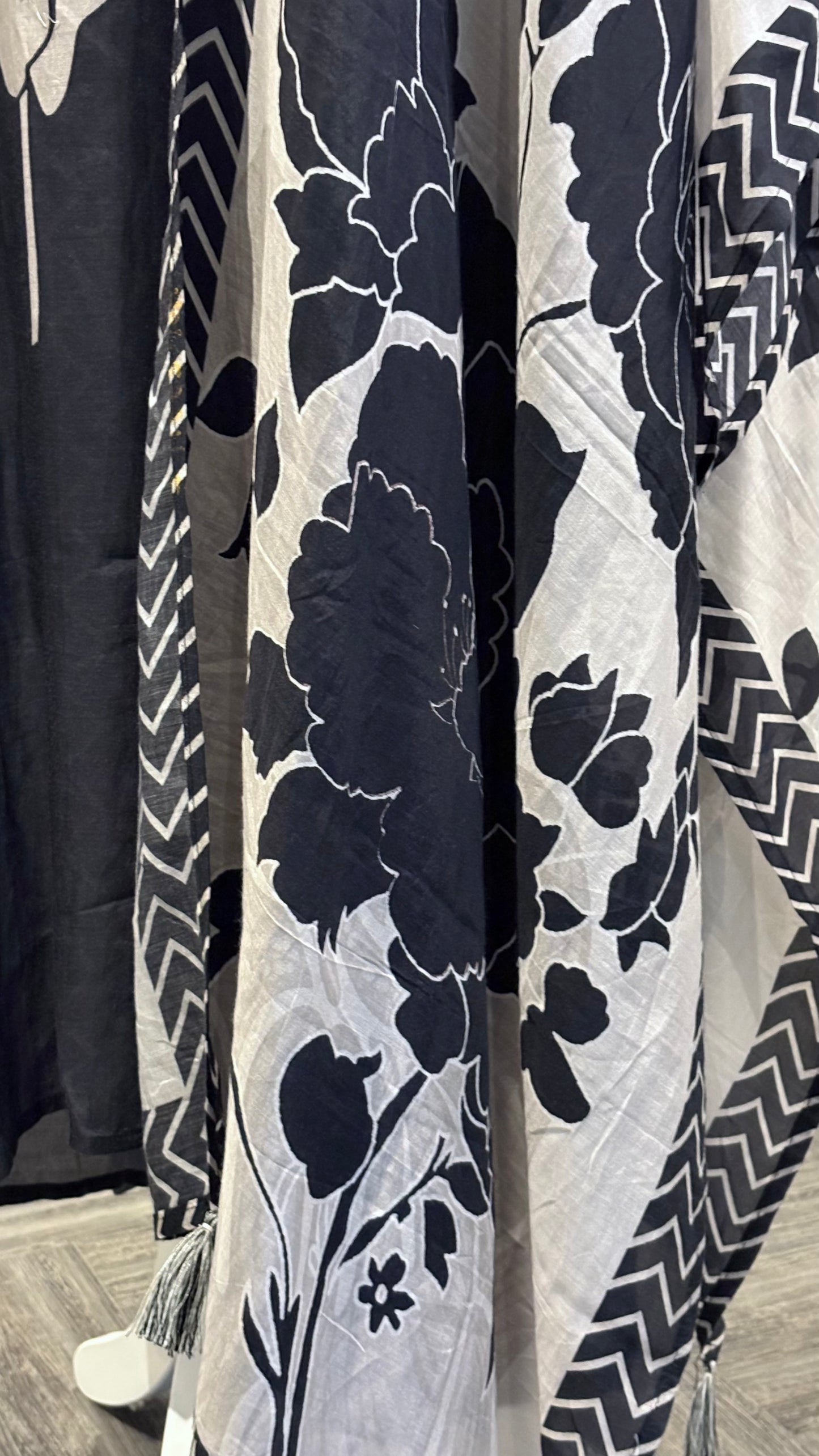 Black and White Floral - 3pc