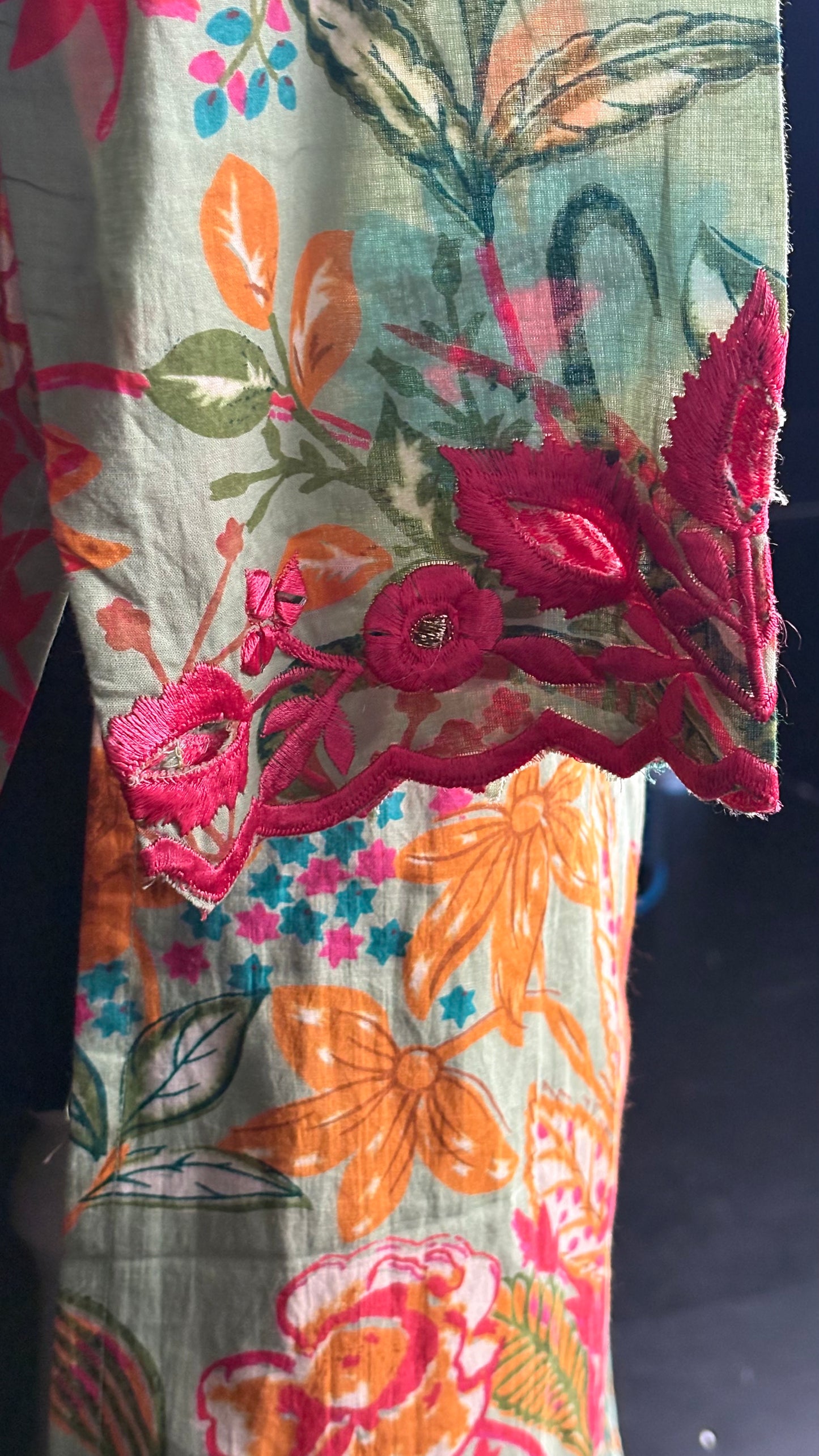 Bright Floral Cotton Set - 3pc