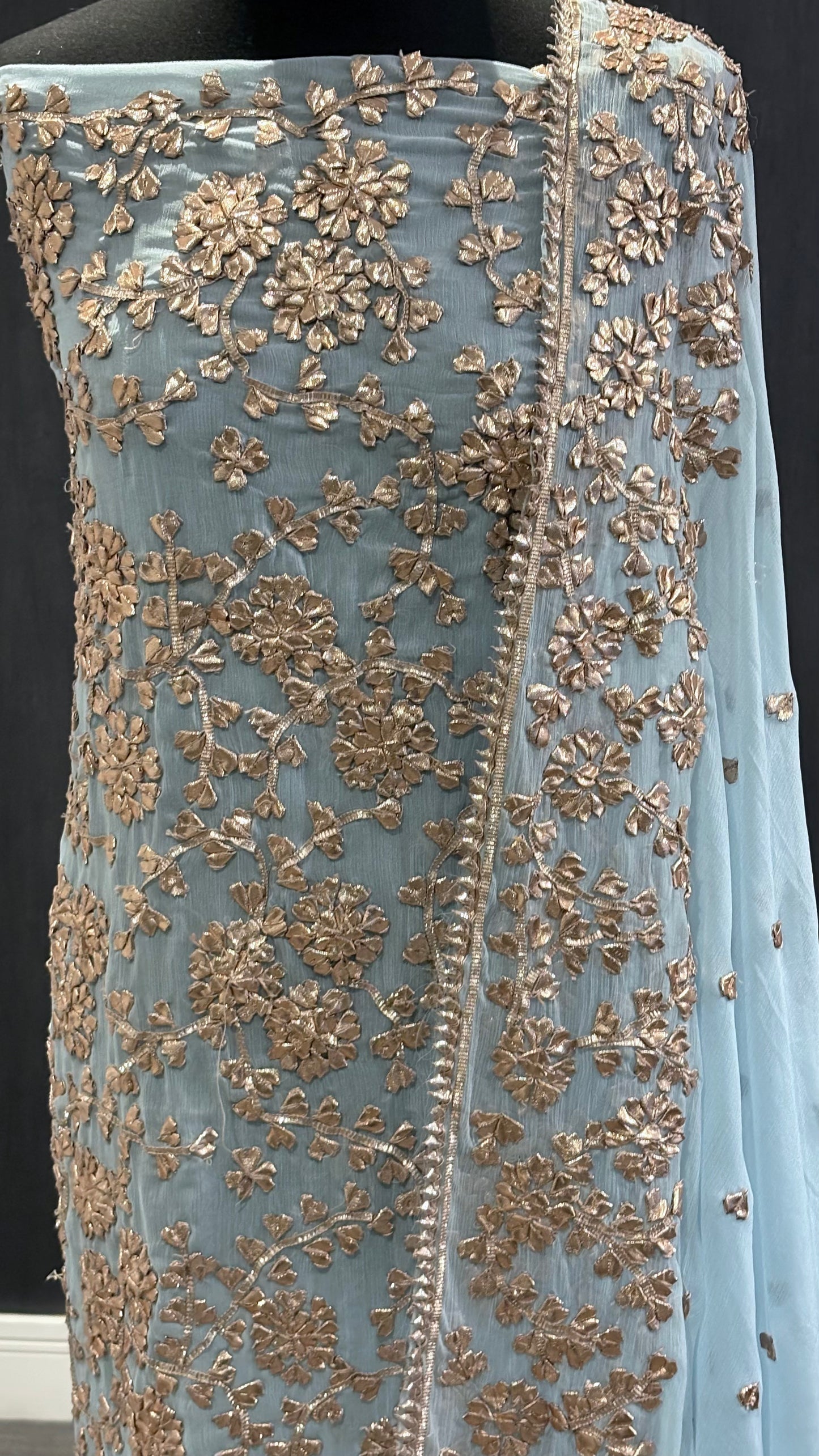 Baby Blue Gota - 3pc