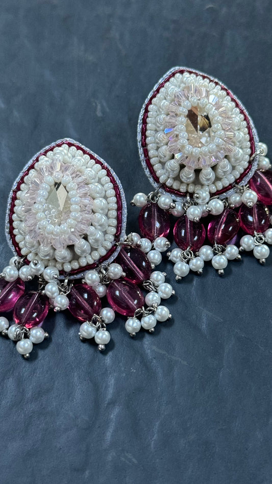 Pearl and Pink Studs