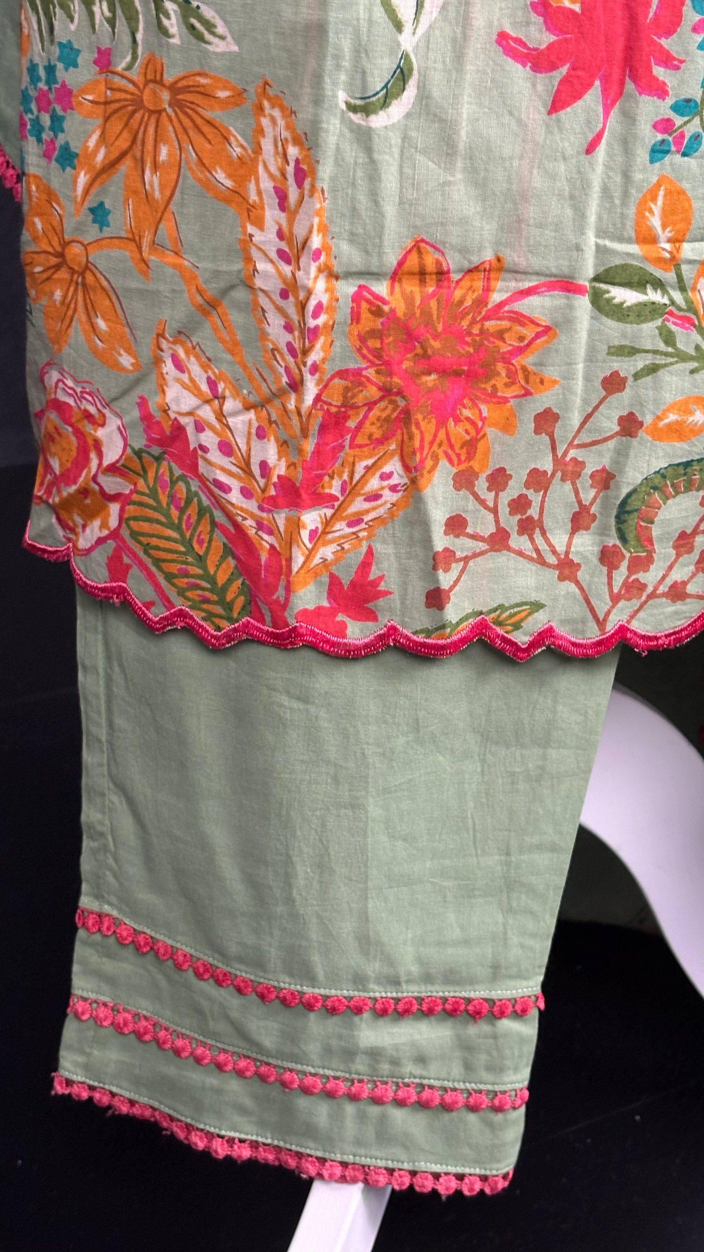 Bright Floral Cotton Set - 3pc