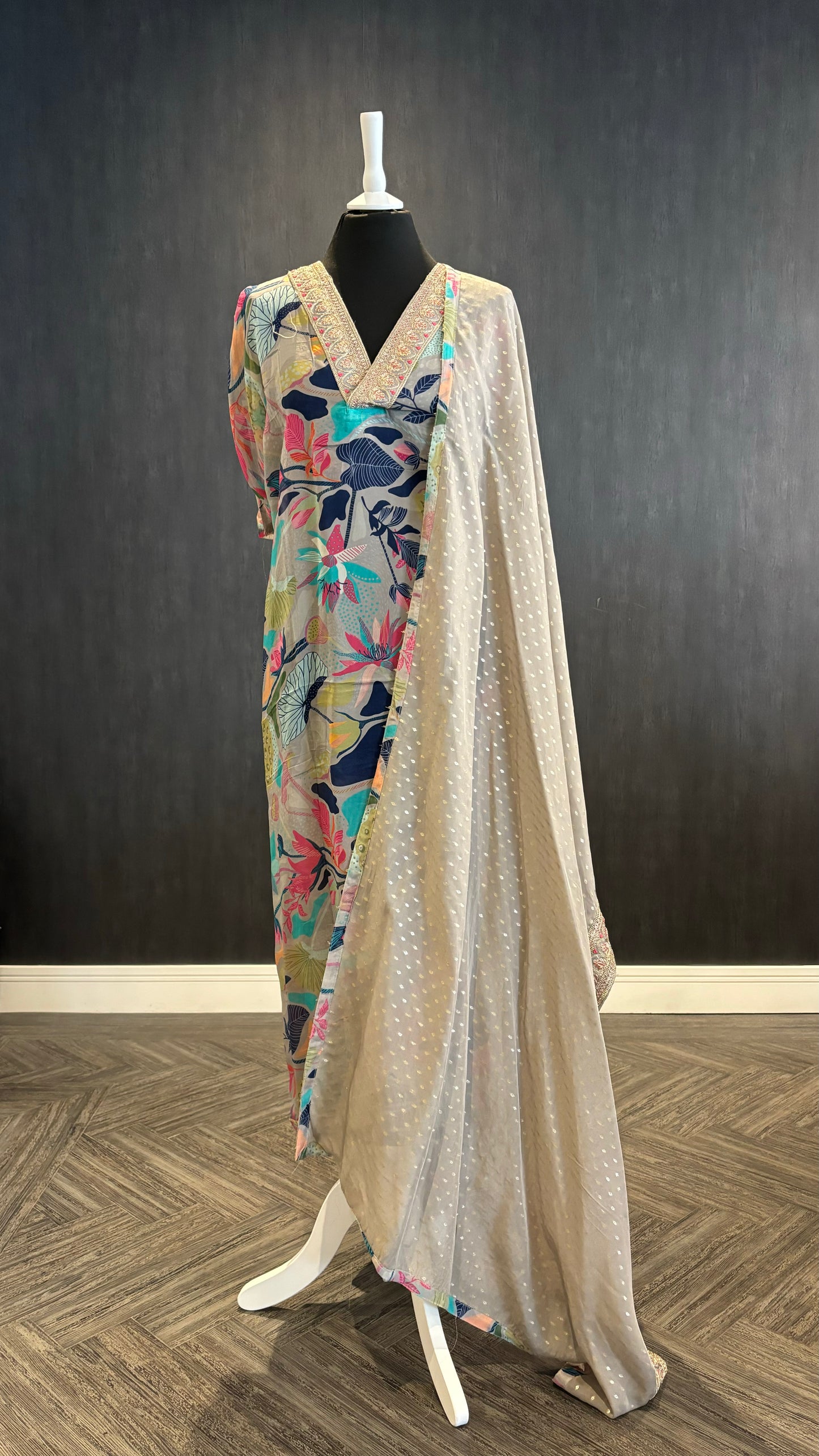 Printed Organza - 3pc