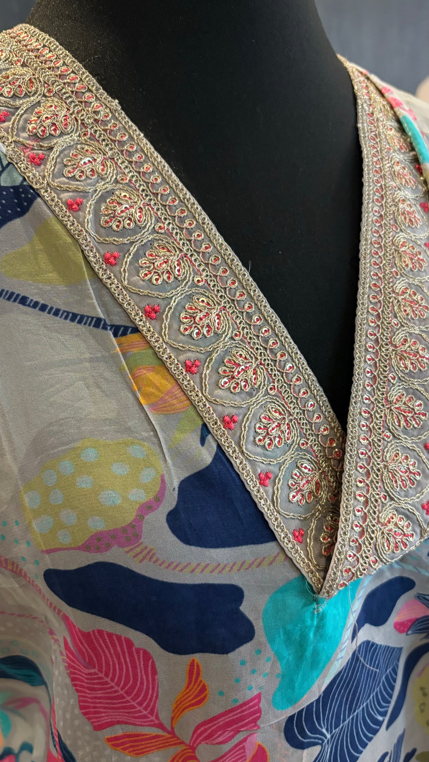 Printed Organza - 3pc