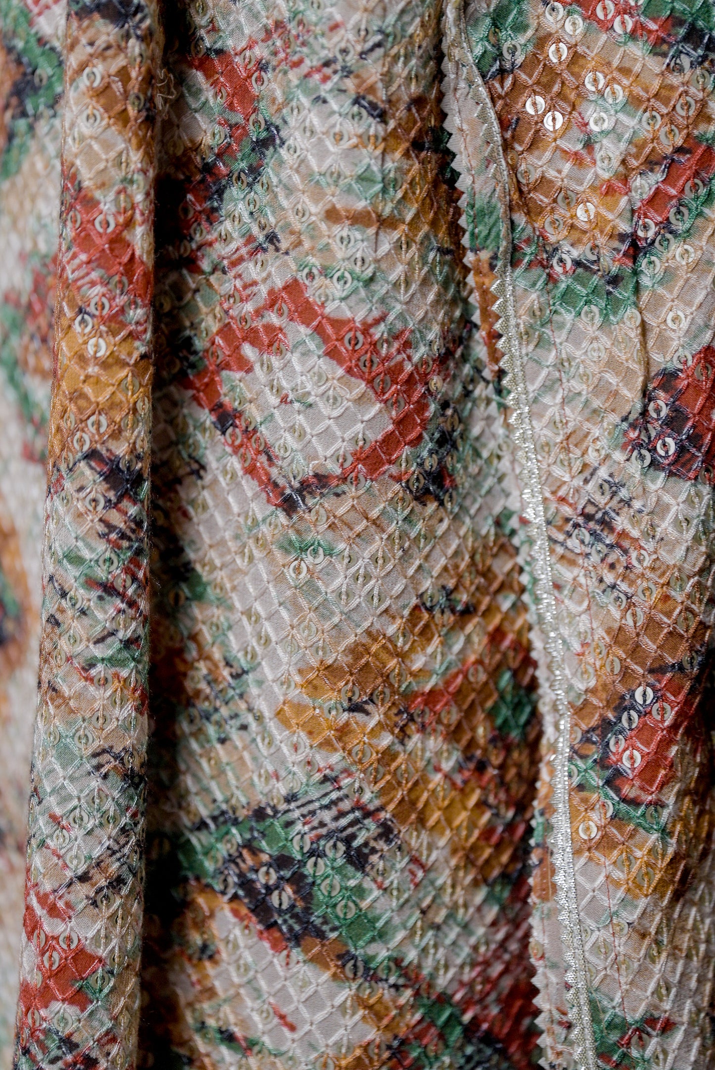 Printed Sequins Kaftan