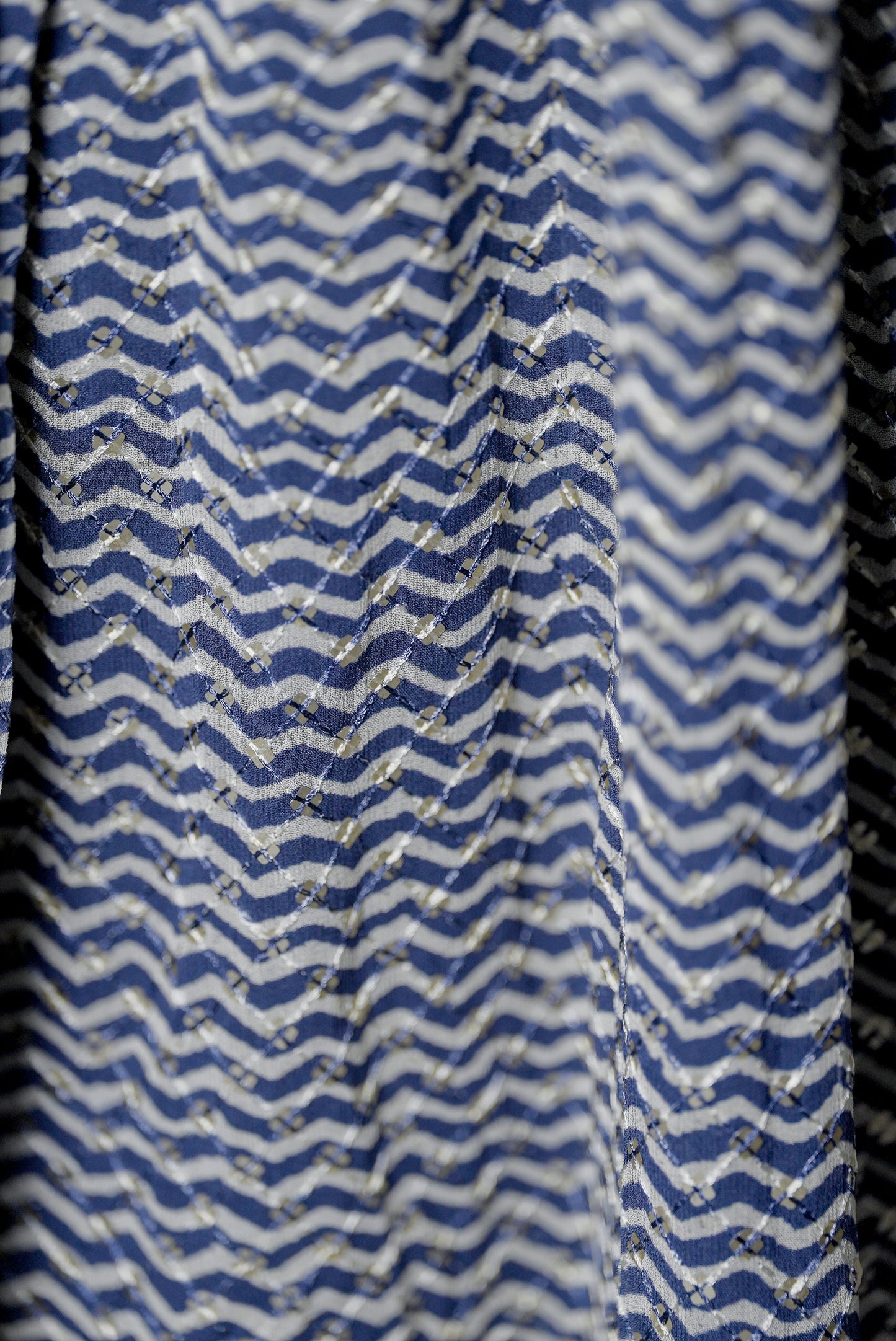 Navy Sequins Kaftan