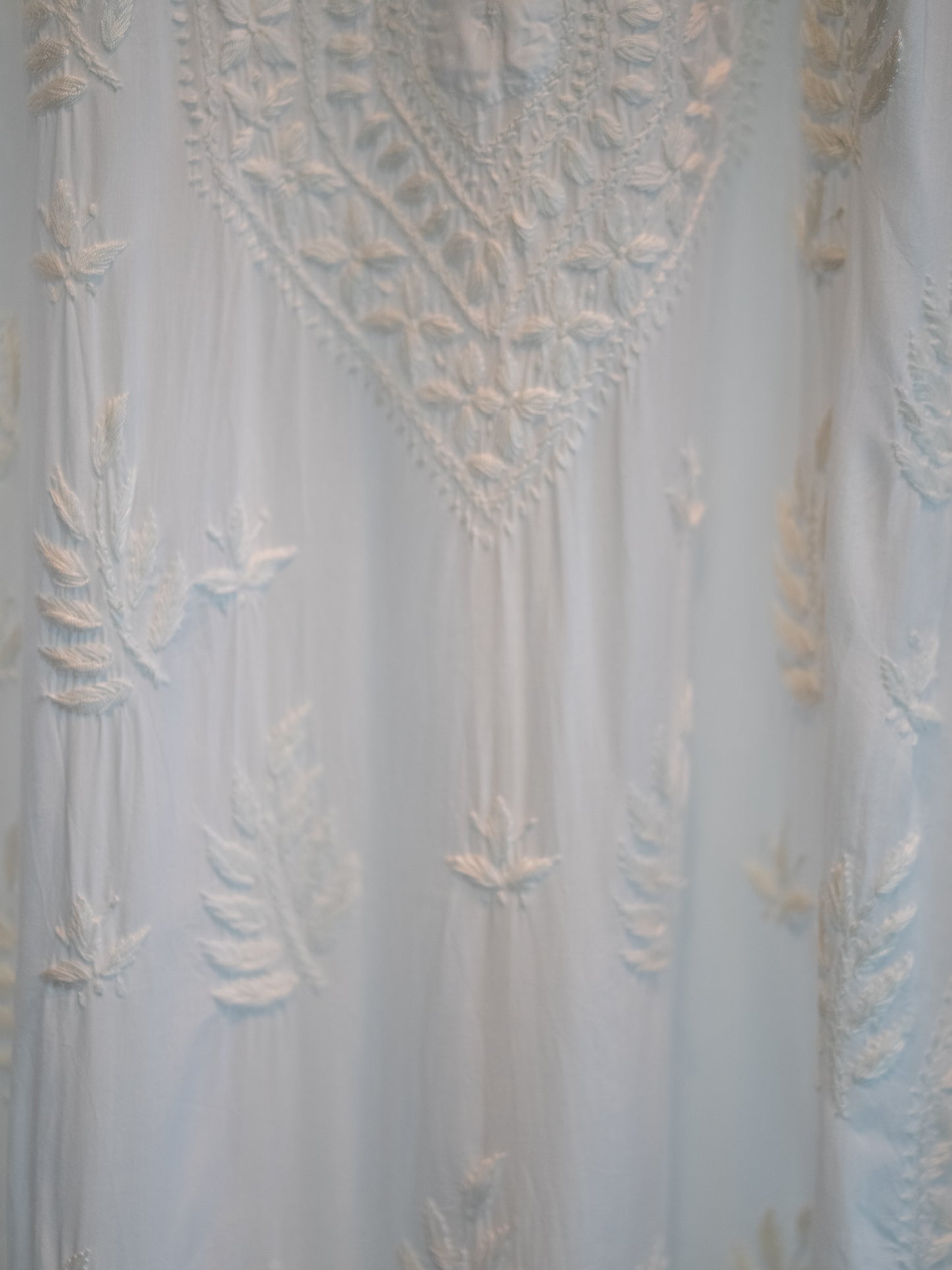 White Muslin Cotton Kurta
