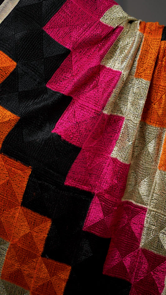 Phulkari - Black Multi