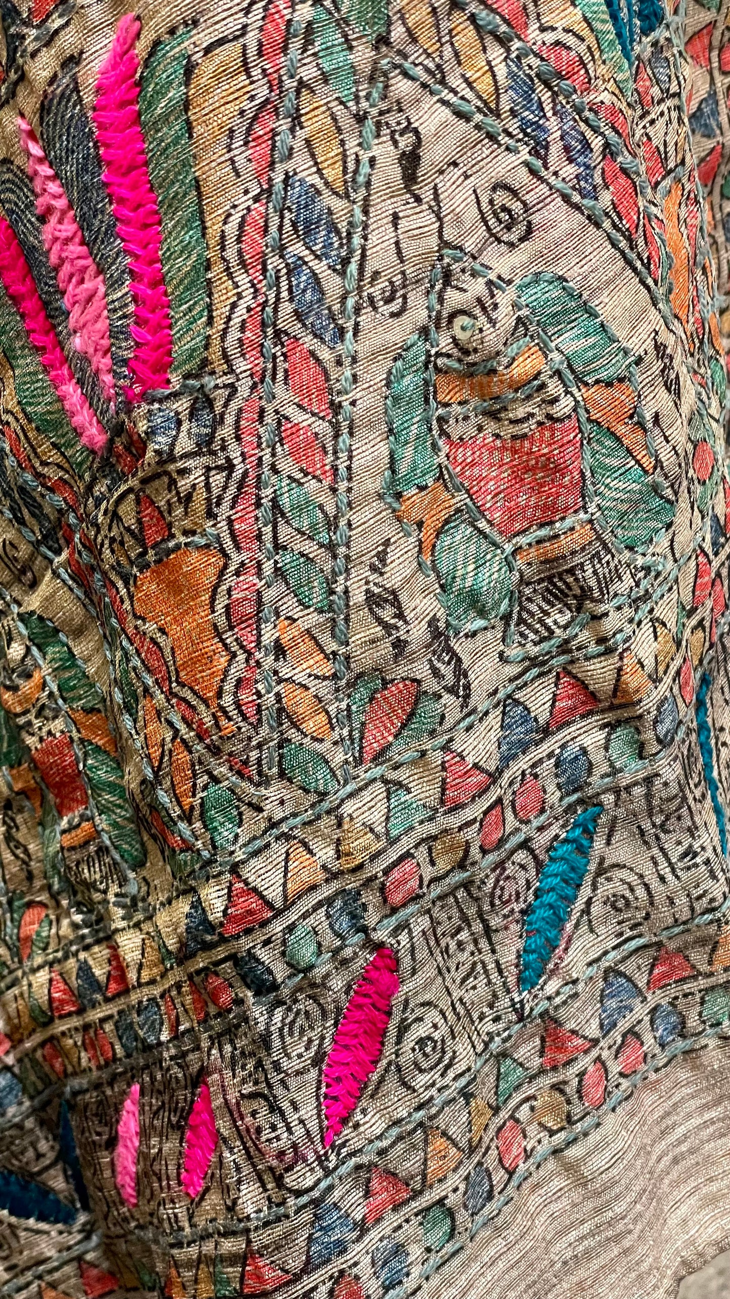 Printed Tussar - 3pc