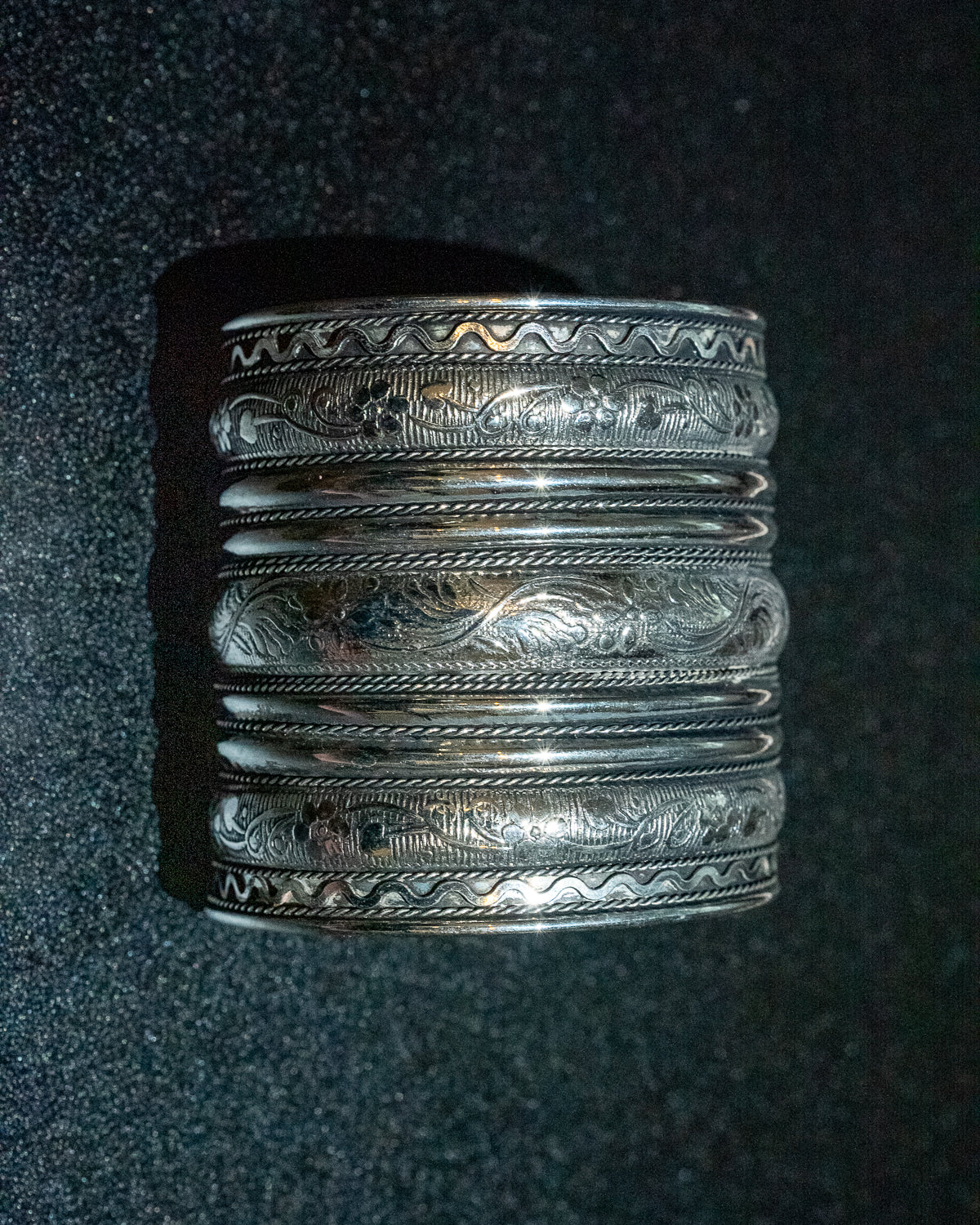 Statement Arm Cuff - Swirl