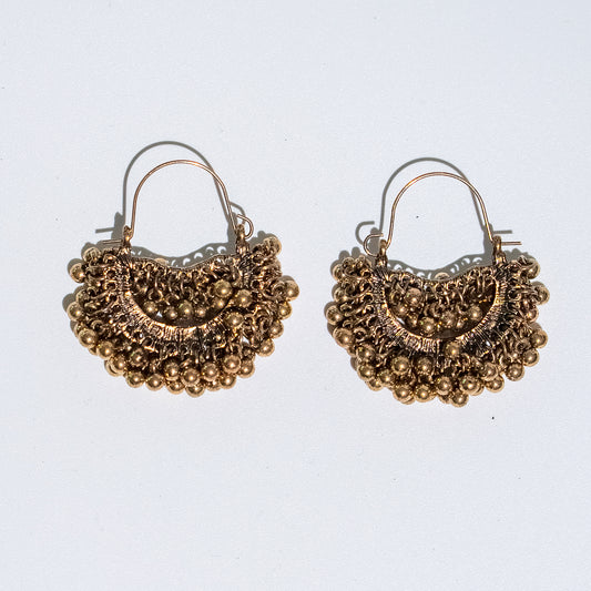 Bronze Ghungroo Earrings