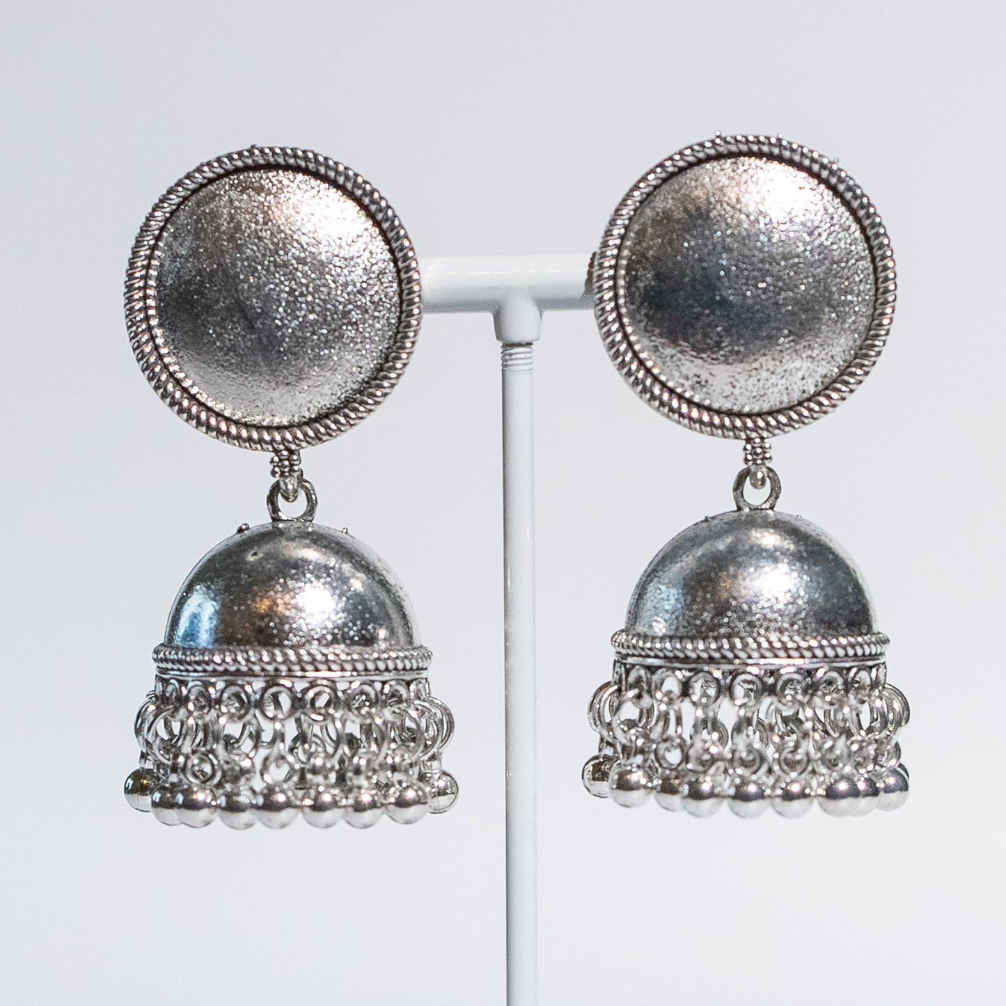 Silver Jhumka