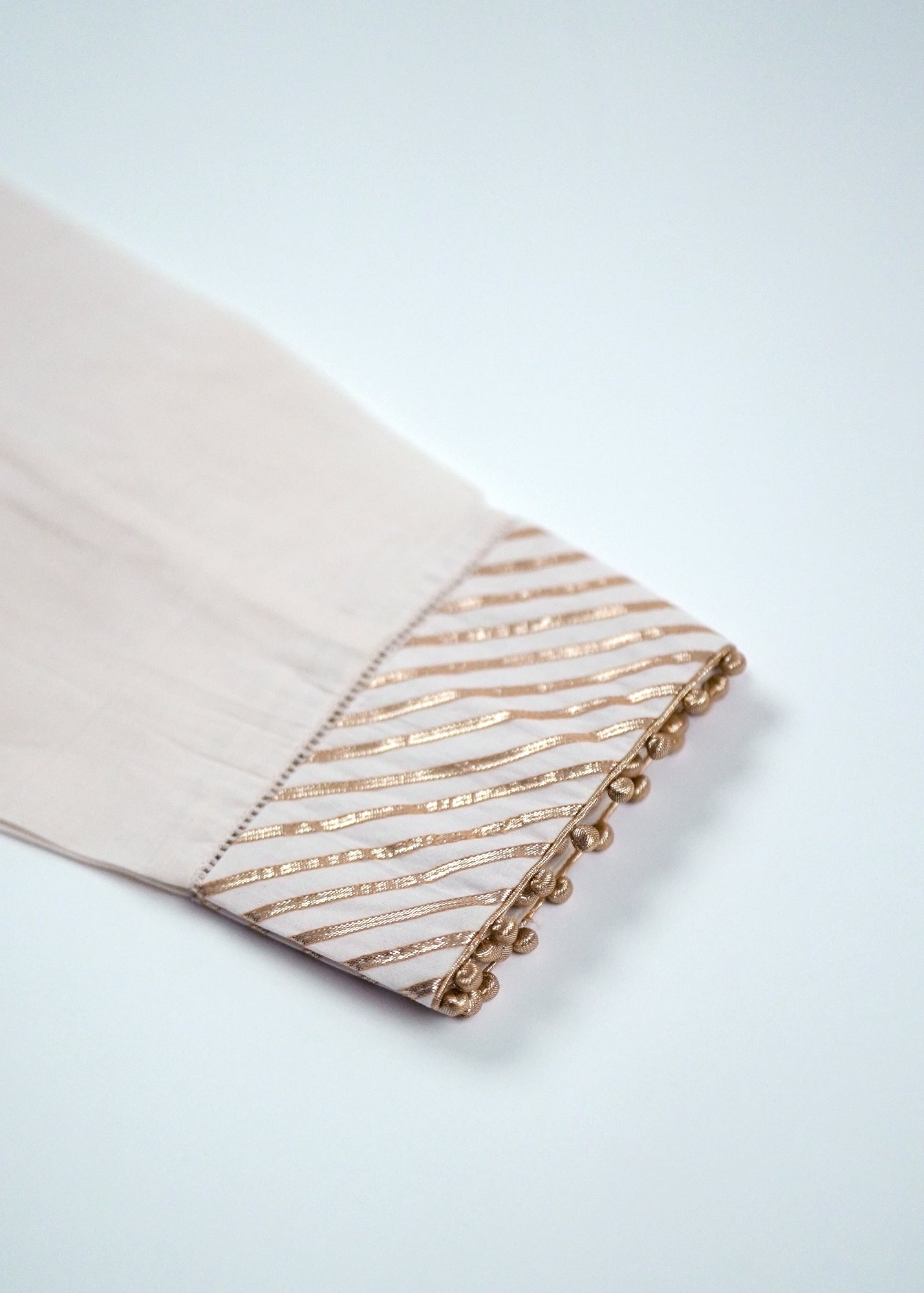 Ivory Gota Straight Leg Trouser