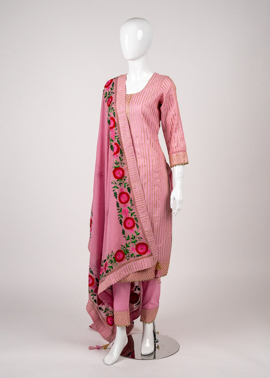 Rose Kurta - Round Neck