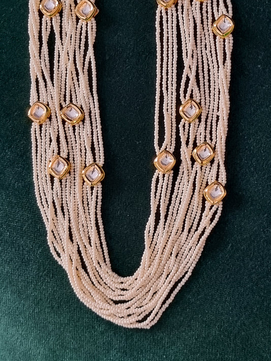 Pearl and Kundan Long Haar